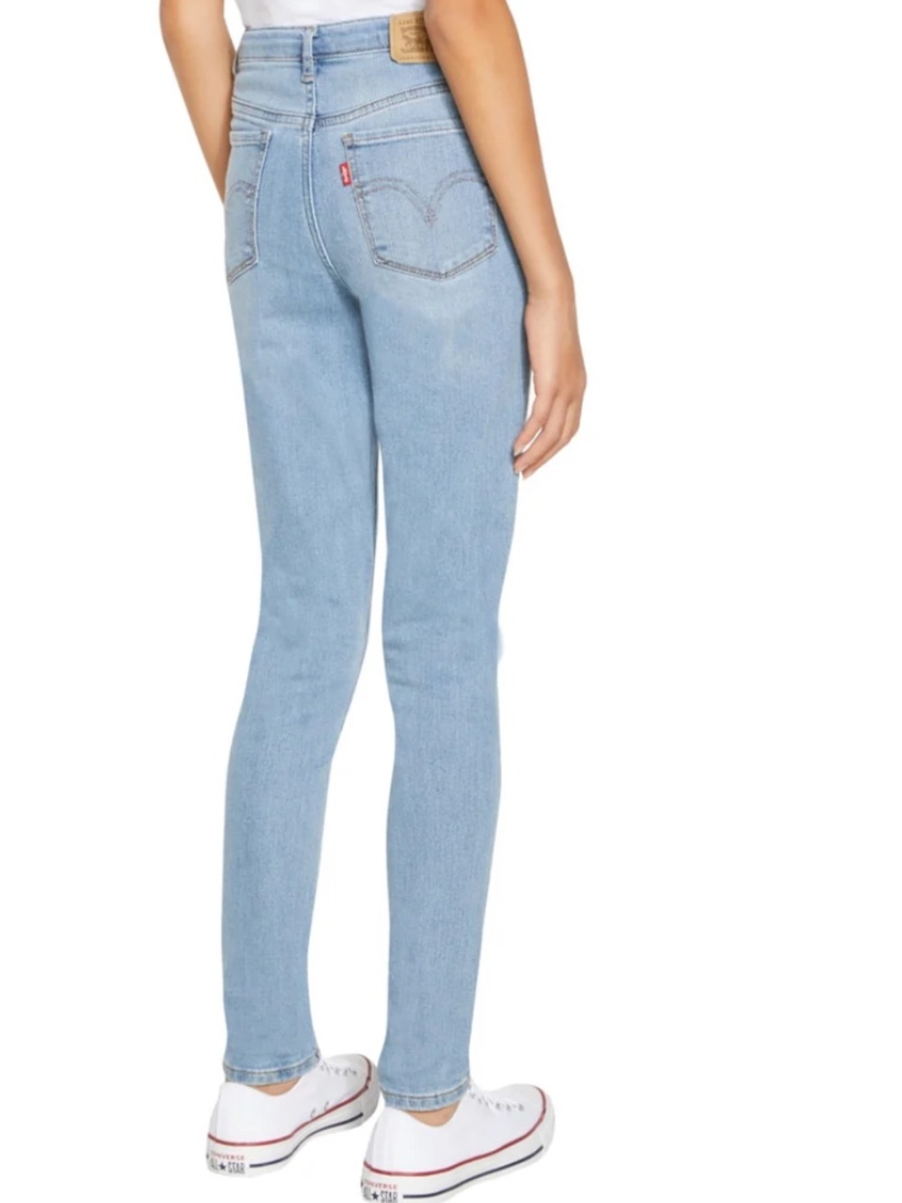 Levi’s 720 High Rise Super Skinny Jeans Light Wash - Picture 7 of 12